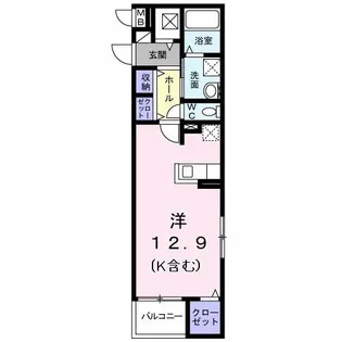 ブルージュ【3階】の間取り