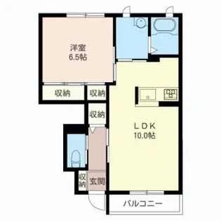 グランツA【1階】の間取り