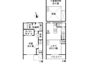 ミッテルドルフ新江古田(テラスハウス)の間取り