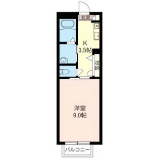 メゾンU【2階】の間取り