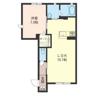 エヌ・メゾン【1階】の間取り