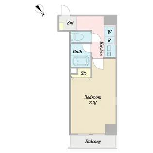 バーニーズ【4階】の間取り