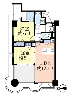 グランヴァン両国【4階】の間取り