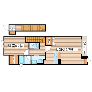 Maison Arts【2階】の間取り