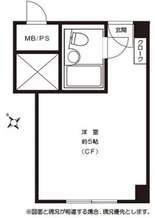 赤坂レジデンシャルホテル【10階】の間取り
