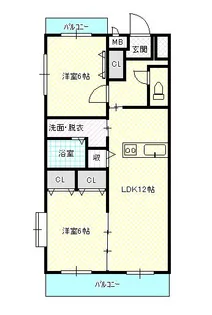 ジェイタウン【2階】の間取り