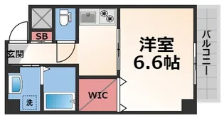 グランエクラ大今里南II【7階】の間取り