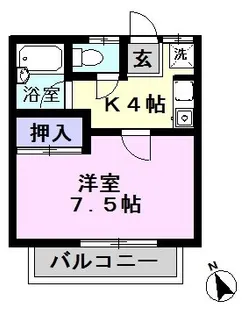 ORIENTAL・SO【2階】の間取り