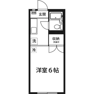 スチューデントパレス多摩センター【2階】の間取り