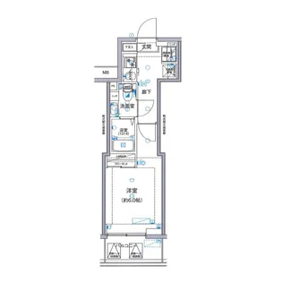 グランリーヴェル横濱VIVANT【3階】の間取り