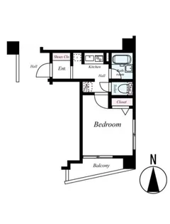 ステージグランデ南麻布【11階】の間取り