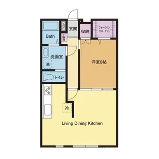 SANDA-FLATII【1階】の間取り