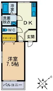 リベール【1階】の間取り
