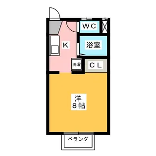 リバティー富本【2階】の間取り