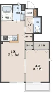 メゾン メルヴェーユC【1階】の間取り