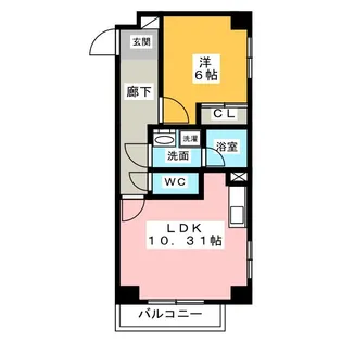 T’s Dream中村公園【6階】の間取り