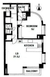 リンデ神宮前【3階】の間取り