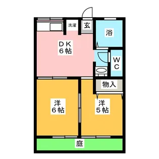 レトア白鳥【1階】の間取り