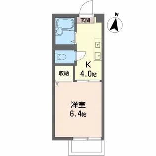 アメニティ土居 B棟【2階】の間取り