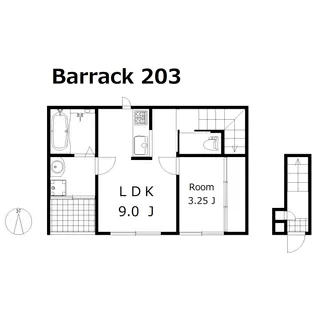 Barrack【2階】の間取り