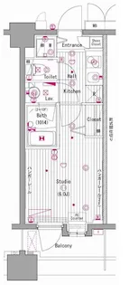 グランド・ガーラ横濱元町【7階】の間取り