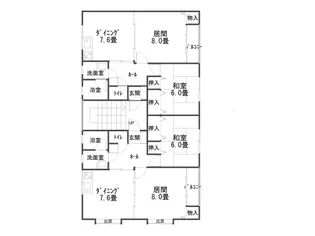 蔵夢館(クラムメゾン)1【1階】の間取り