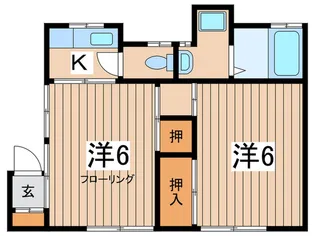 サンライズ【1階】の間取り