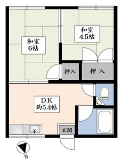 第一モトキハイツ【2階】の間取り