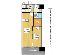 アクシオ北九州【4階】の間取り