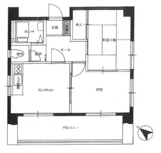 グレース水天宮【6階】の間取り