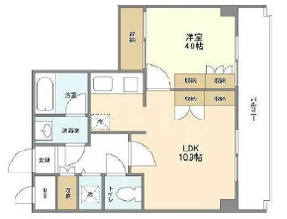 東映市ケ谷マンション【2階】の間取り