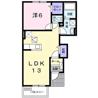 メイダン アーレ【1階】の間取り