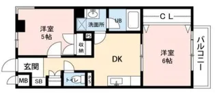ロワイヤル東井堀12【2階】の間取り