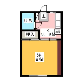 浅見ハイツ【2階】の間取り