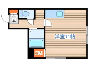 藤井ビル北10条【4階】の間取り