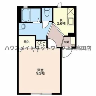 ベルドミールJK【1階】の間取り