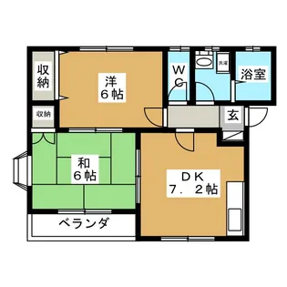 レグルスII【1階】の間取り