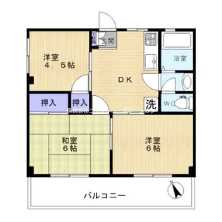 キャッスルエイト【3階】の間取り