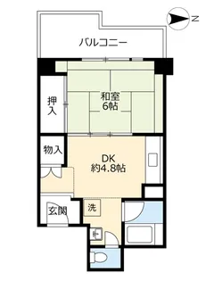 UR壬生坊城第二【7階】の間取り
