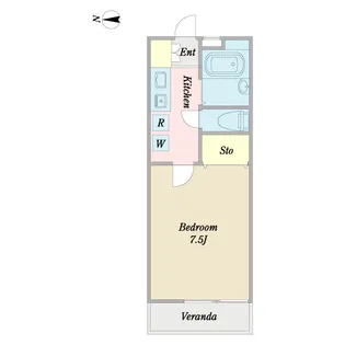 ウエスト・パサージュ【1階】の間取り
