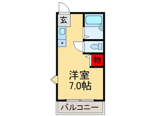 シャンティ中宮【3階】の間取り