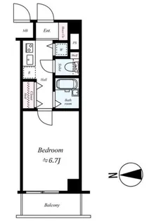 スパシエ ベレーザ 練馬【3階】の間取り