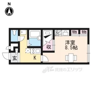 レオパレスヴァン【1階】の間取り