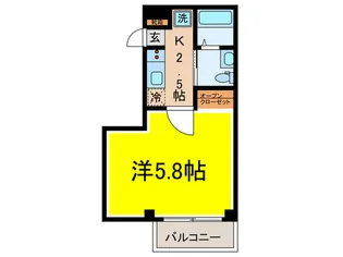 b´CASA横浜三ツ沢【1階】の間取り