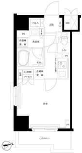 ルーブル南砂町【12階】の間取り