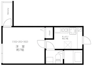 White House 能見台【1階】の間取り