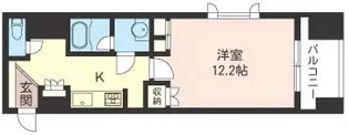 エスティメゾン銀座【5階】の間取り