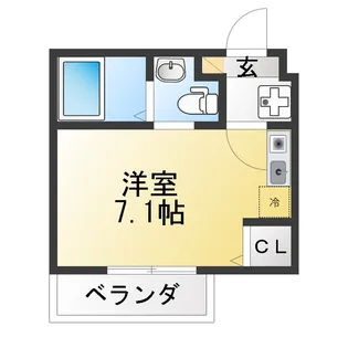 ヴィラディアス横浜IV【1階】の間取り