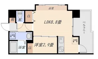 ガーデンクロス上之園【4階】の間取り