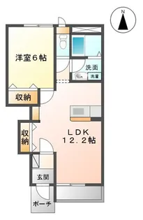 グランベル美田園 (Granvell美田園)【1階】の間取り